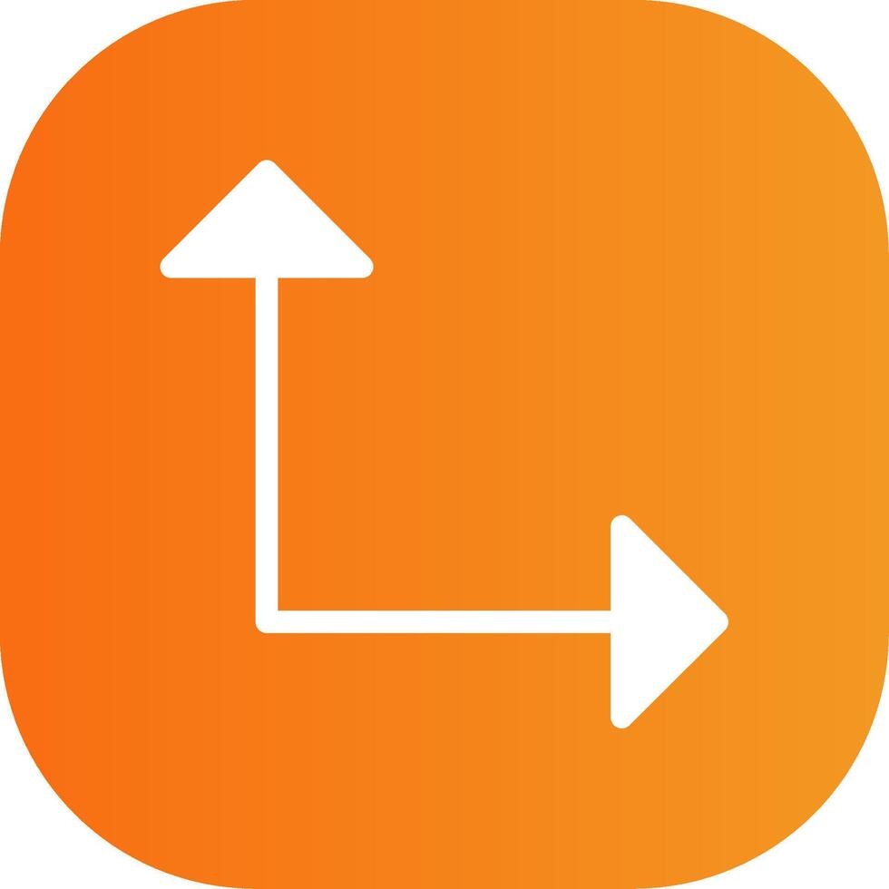 Down Chevron Colorful Icon vector