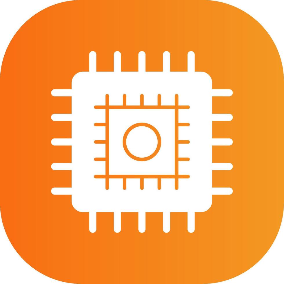 Cpu Colorful Icon vector