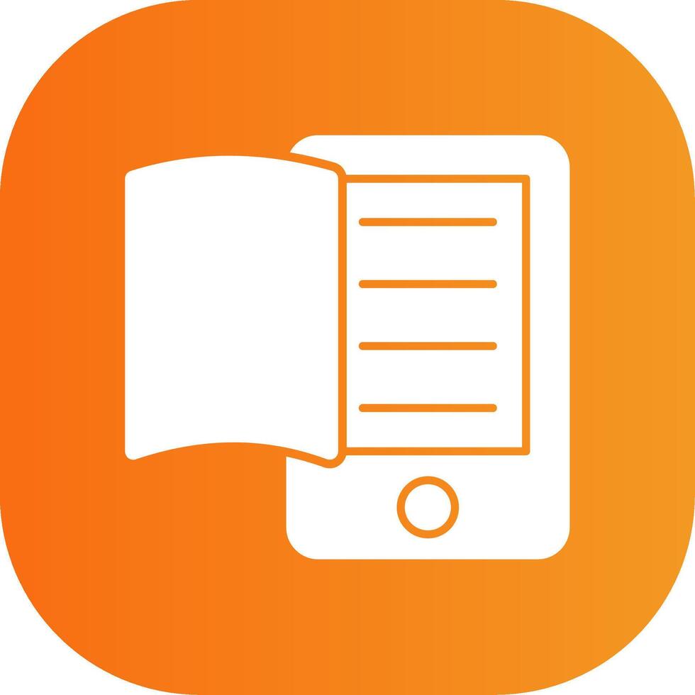 Electronic Book Colorful Icon vector