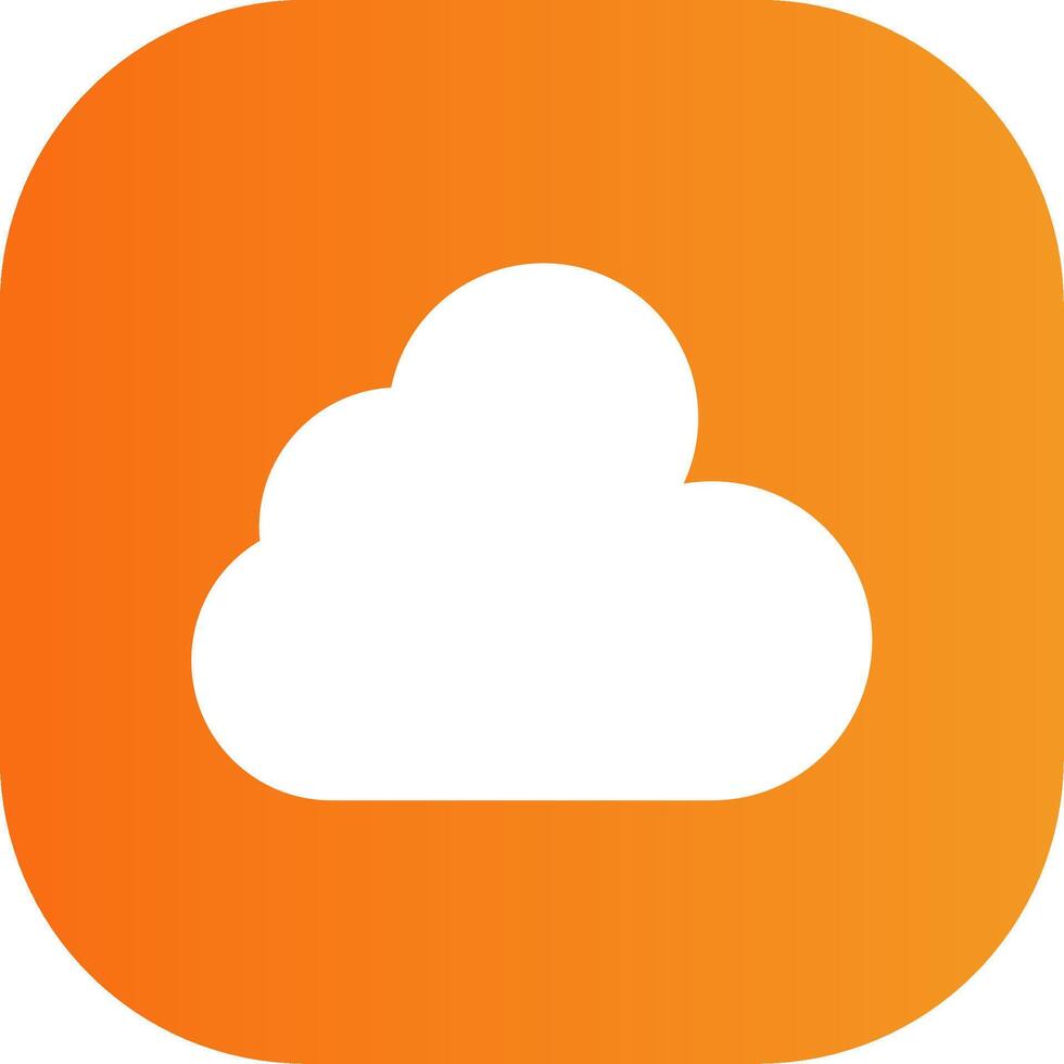 Cloud Colorful Icon vector