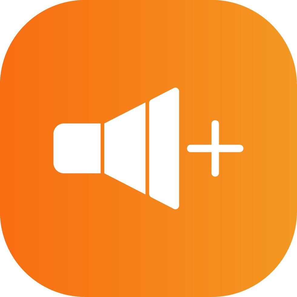 Volume Up Colorful Icon vector