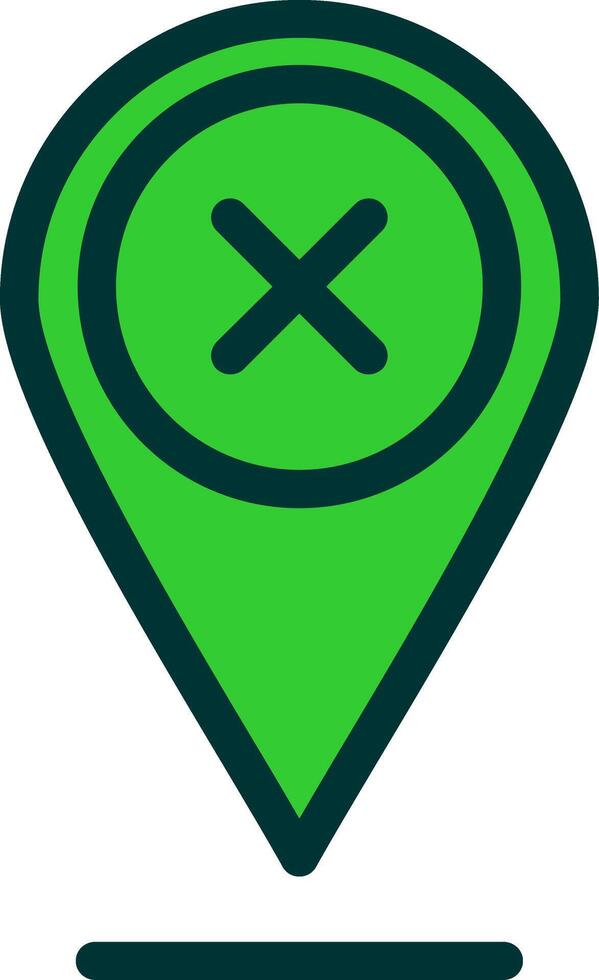 Pin Colorful Icon vector
