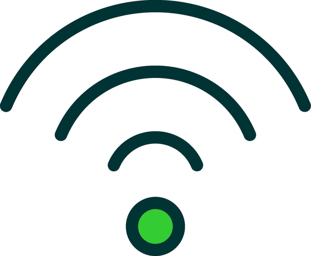 Wifi Colorful Icon vector