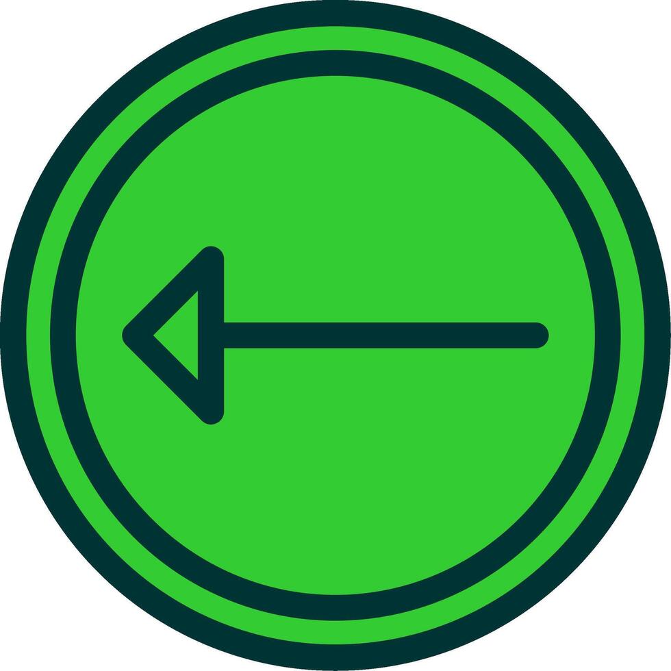 Left Colorful Icon vector