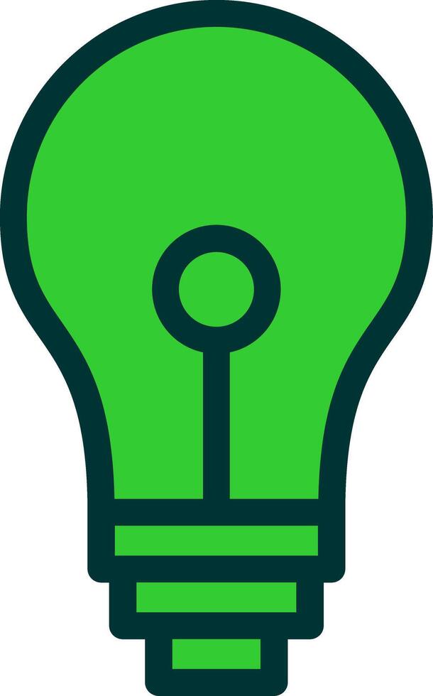 Bulb Colorful Icon vector