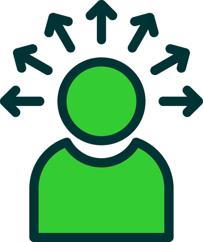 Decision Colorful Icon vector