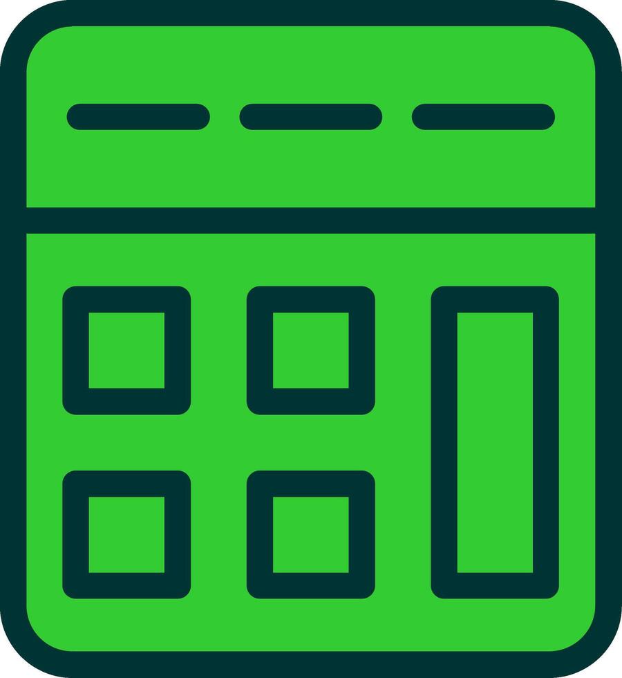 Calculator Colorful Icon vector