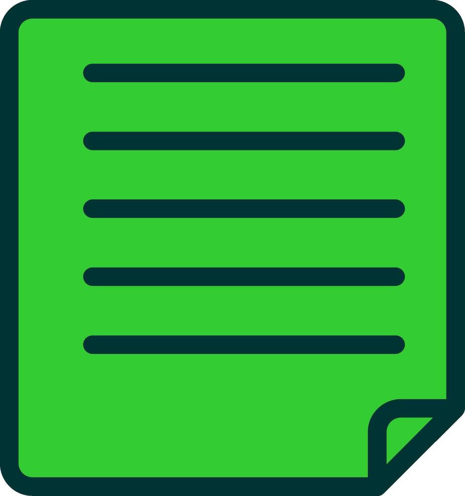 Document Colorful Icon vector