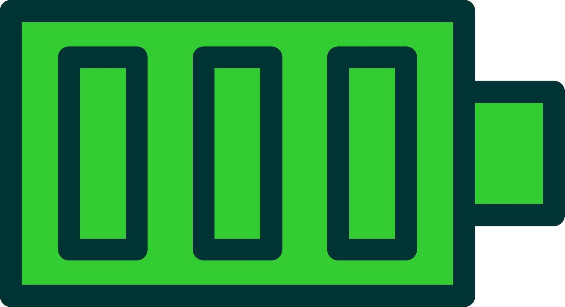 Battery Colorful Icon vector