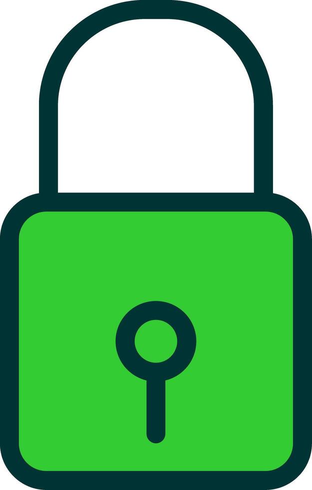 Lock Colorful Icon vector