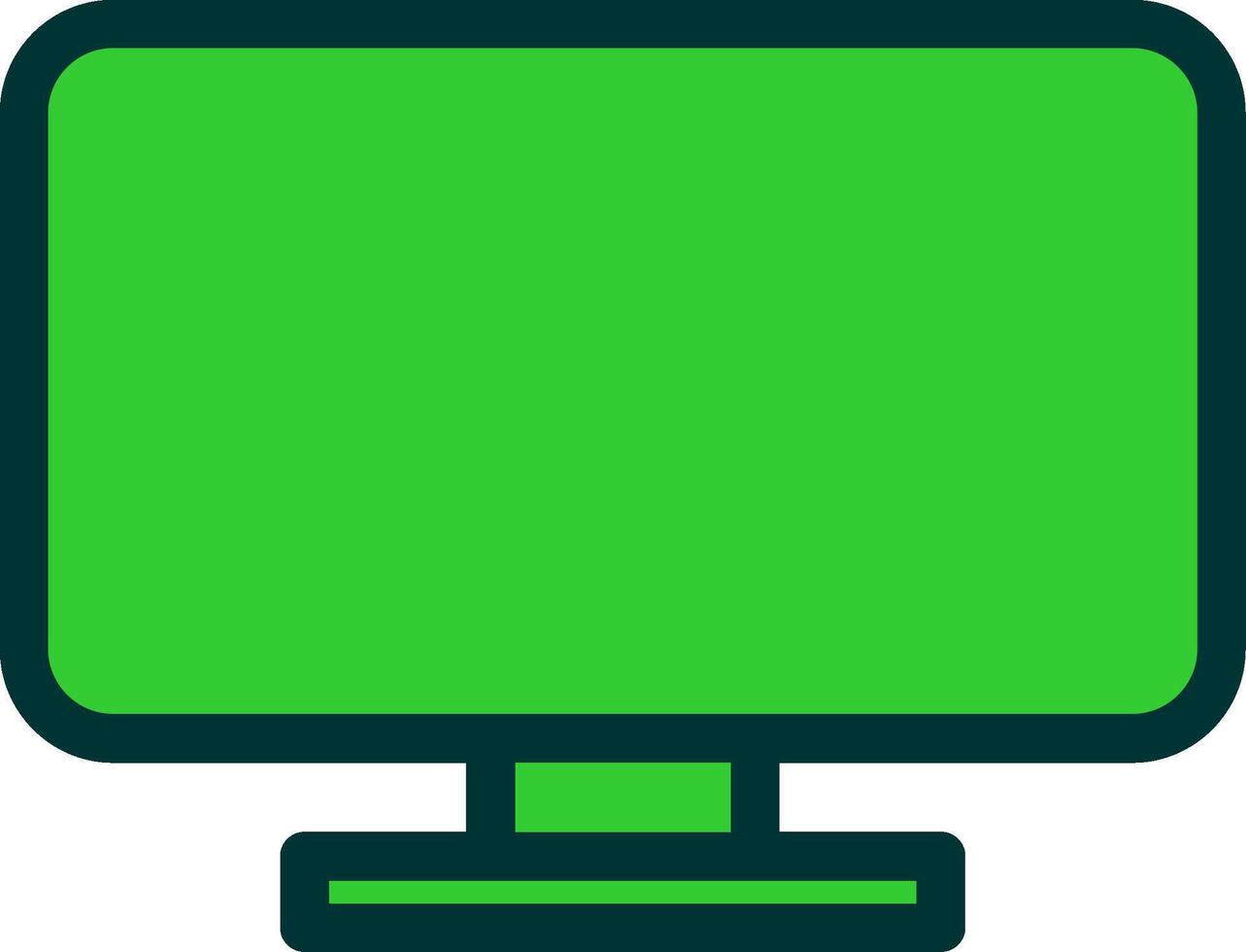 Lcd Colorful Icon vector