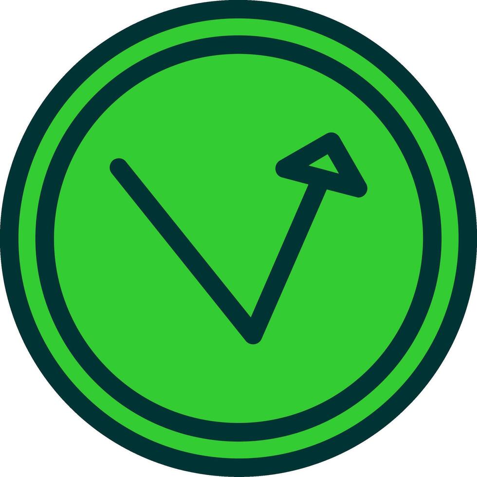 Bounce Colorful Icon vector