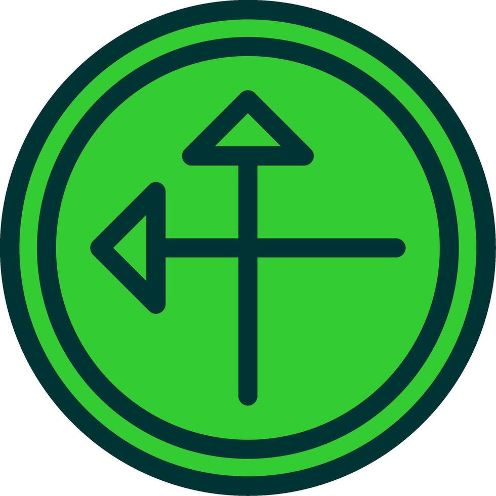Intersect Colorful Icon vector