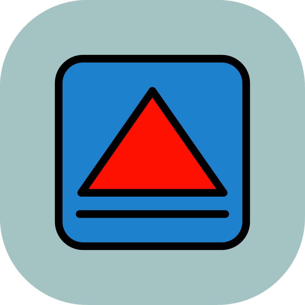 Eject Colorful Icon vector