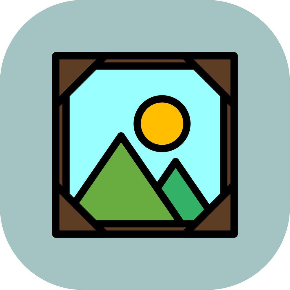 Frame Colorful Icon vector
