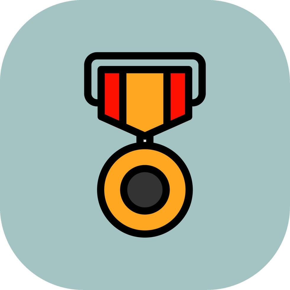Medal Colorful Icon vector
