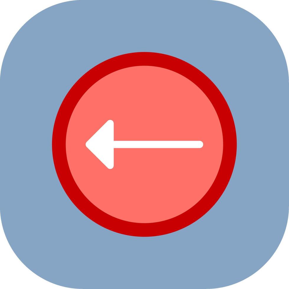 Left Colorful Icon vector
