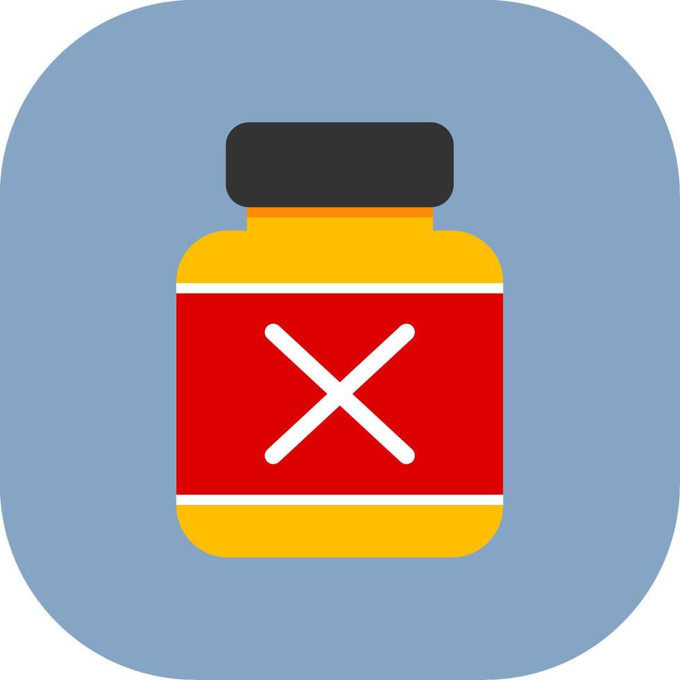 Poison Colorful Icon vector