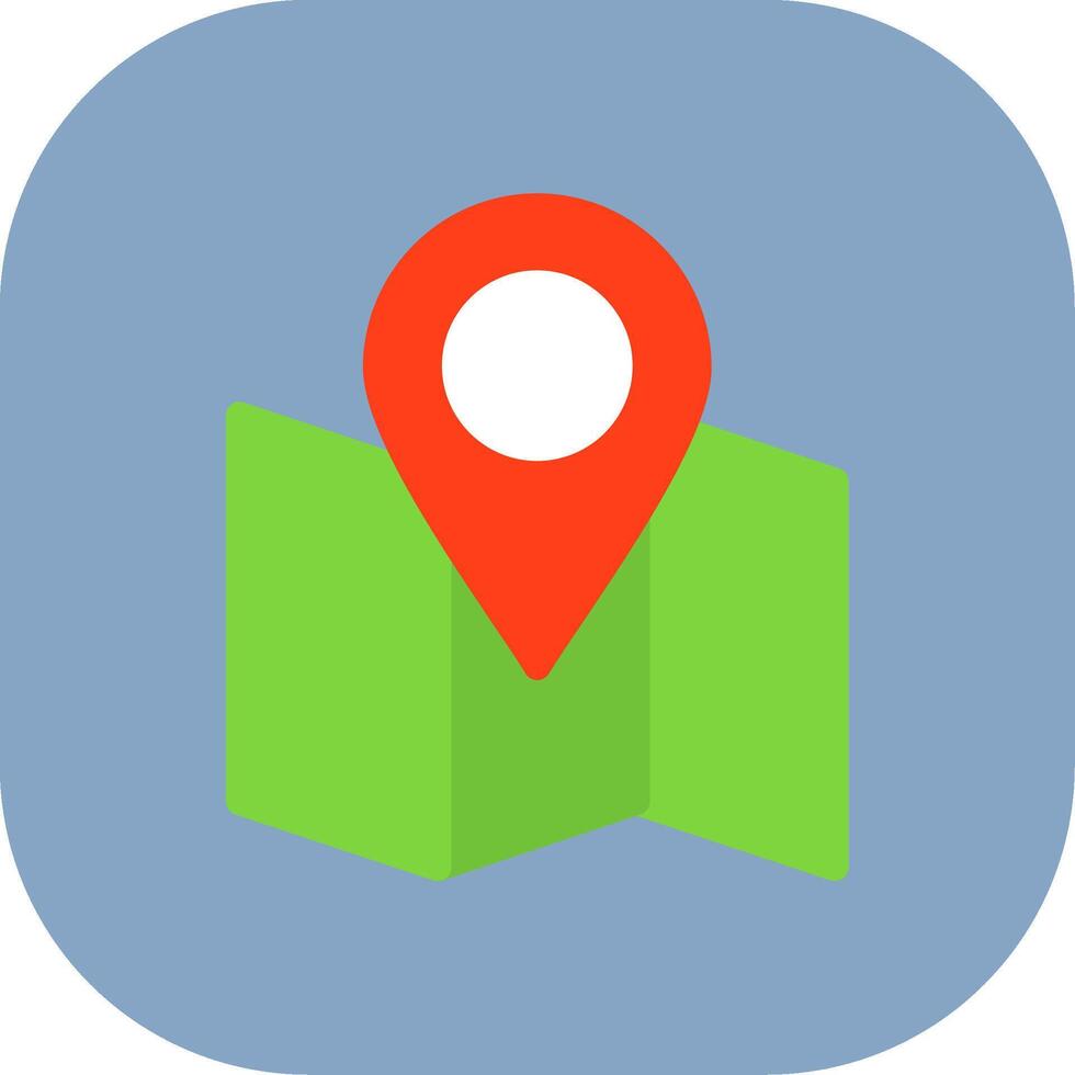 Address Colorful Icon vector