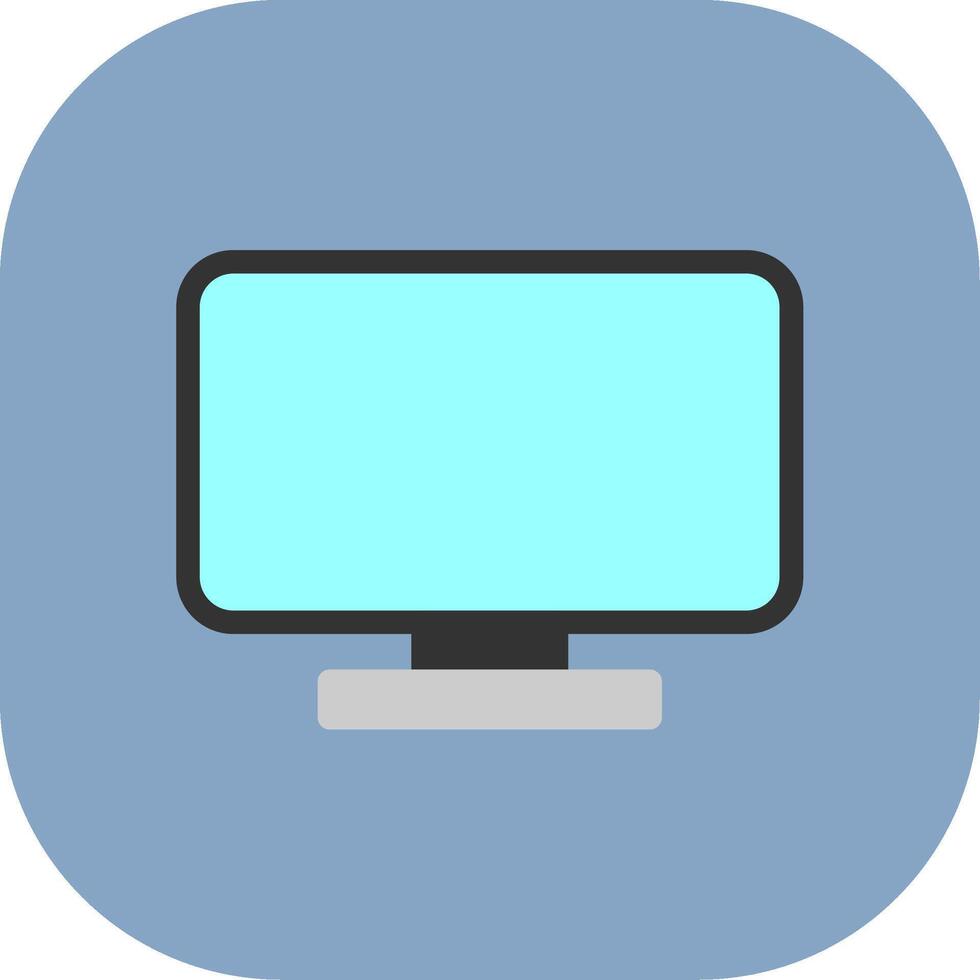 Lcd Colorful Icon vector