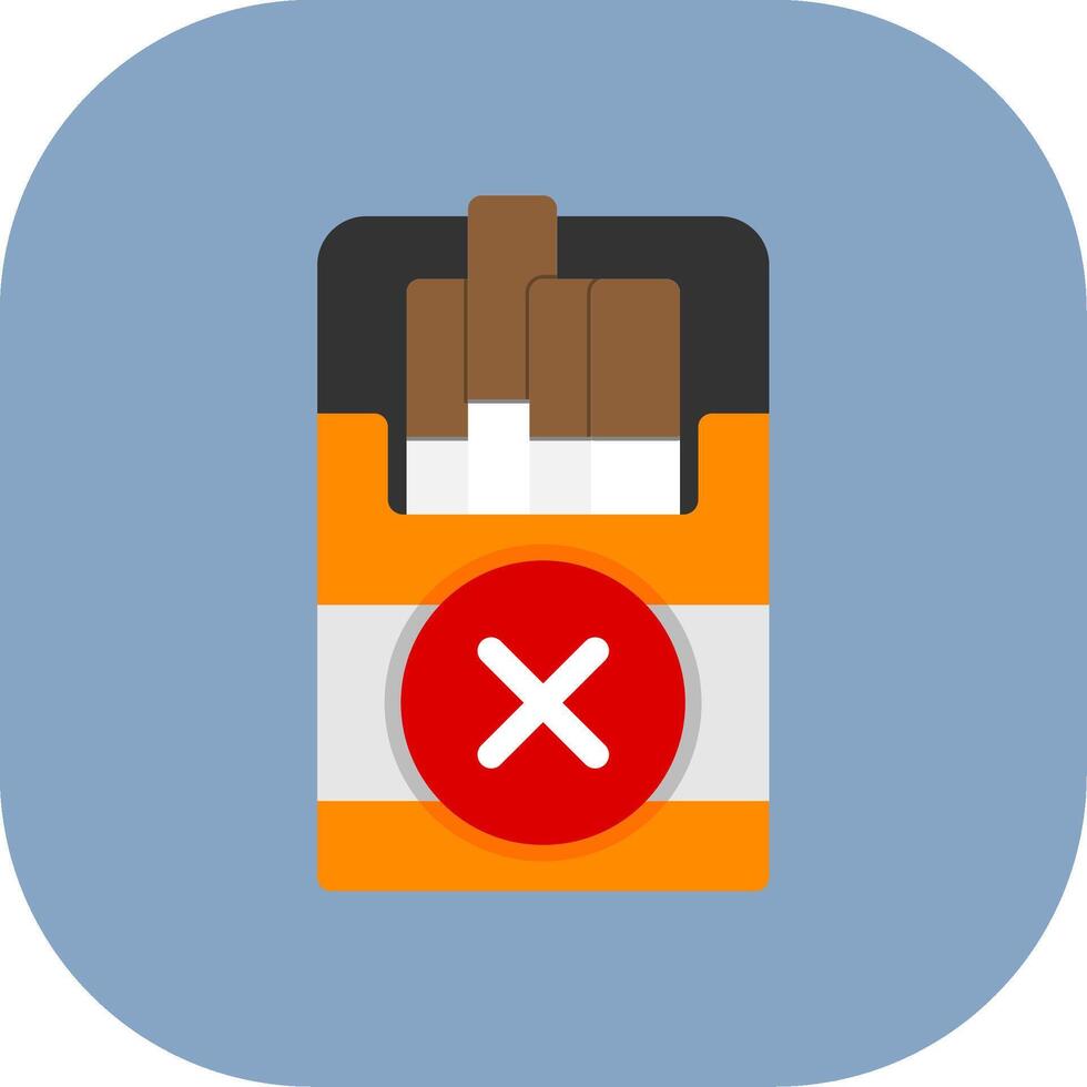 Quit Smoking Colorful Icon vector