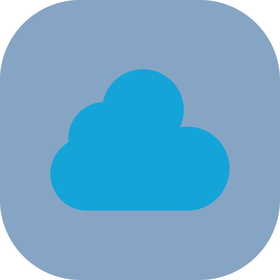 Cloud Colorful Icon vector