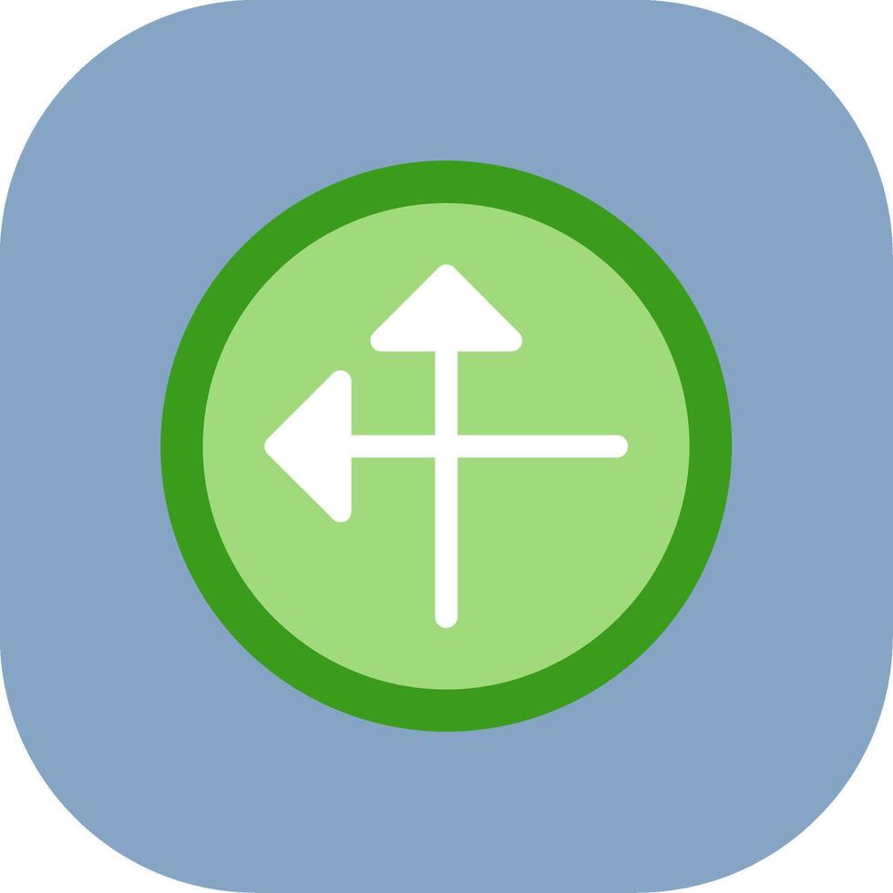 Intersect Colorful Icon vector
