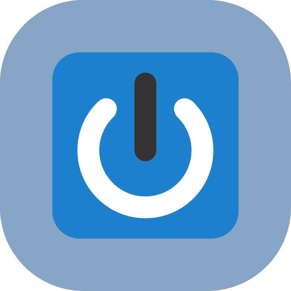 Start Button Colorful Icon vector