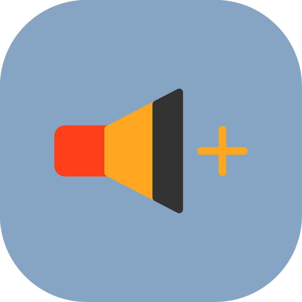 Volume Up Colorful Icon vector