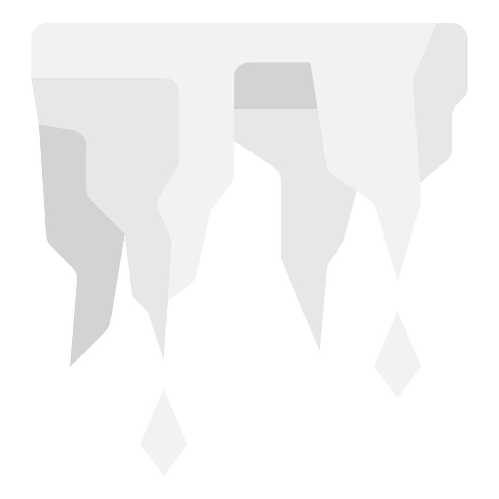 Icicle christmas icon illustration vector
