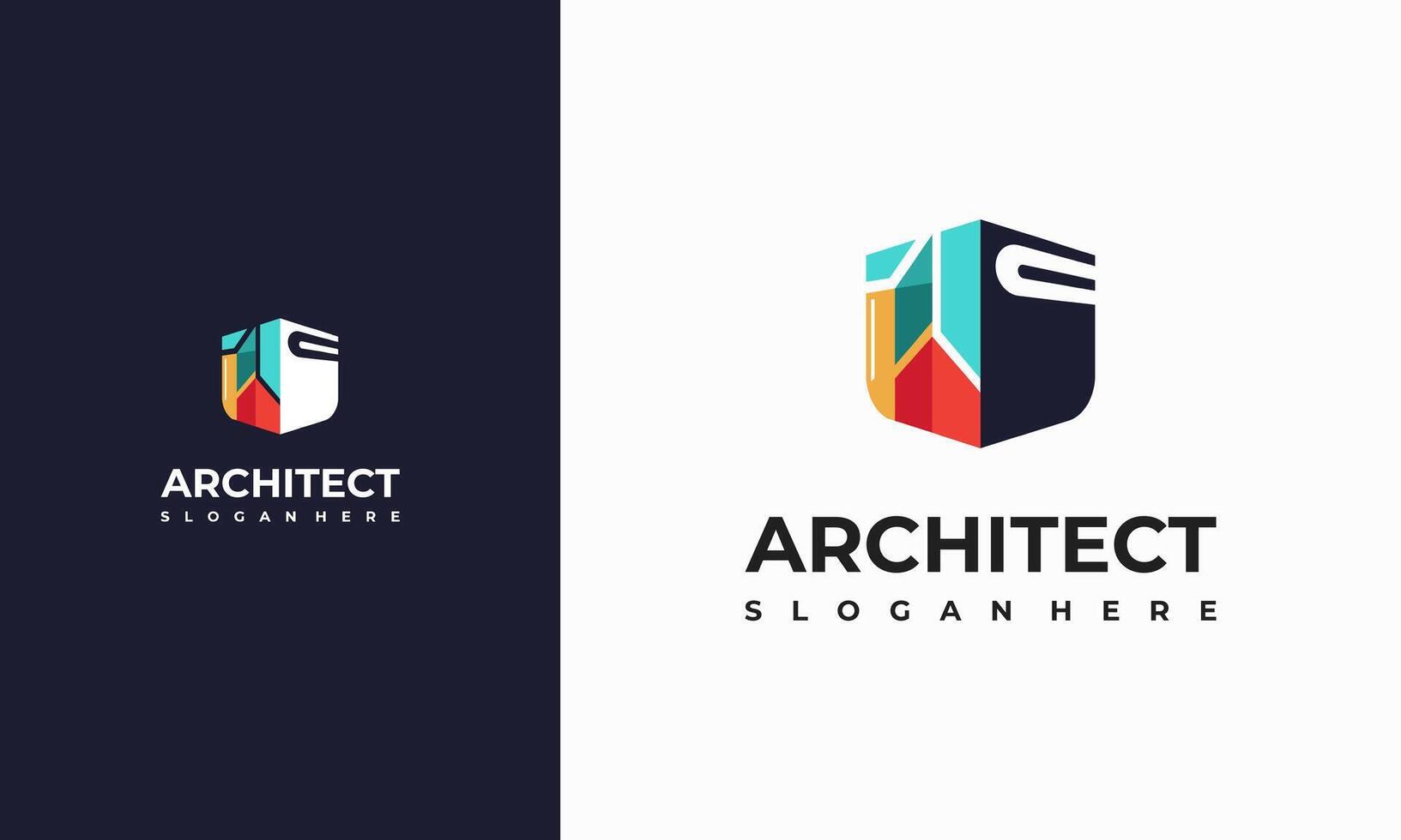 Architecture Education logo designs template , Architect Logo designs concept vector