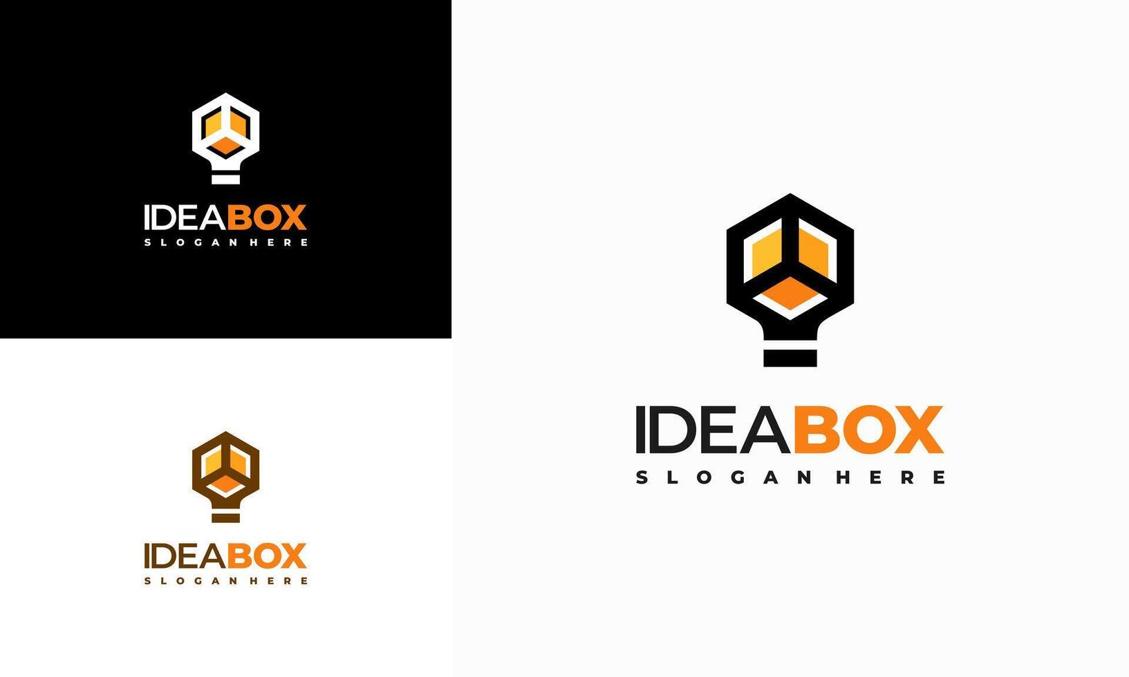 Idea Box Logo designs concept , Inspiration Box template logo vector