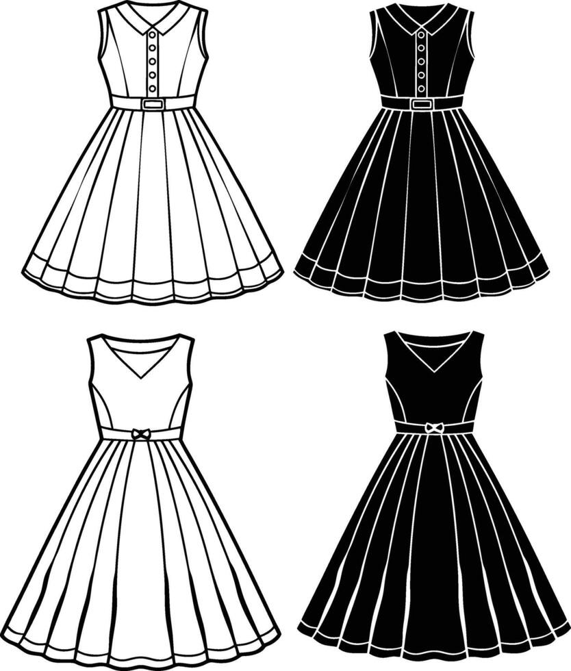 Elegant Daydream A-Line vector