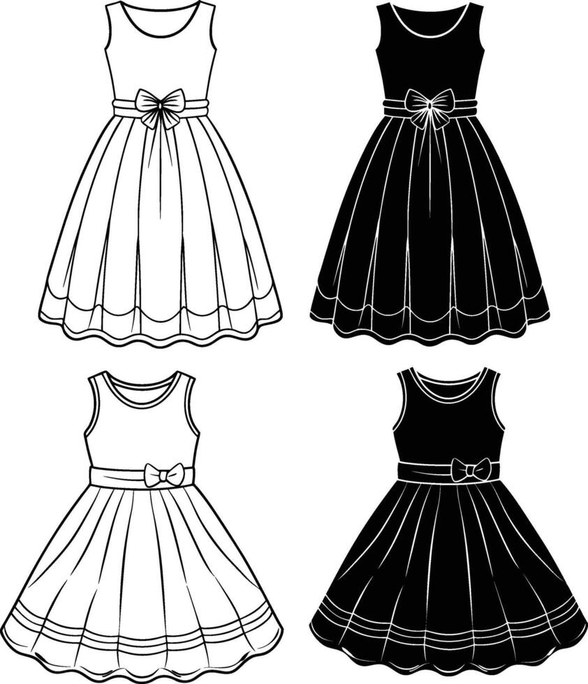 Minimalist Dream A-Line vector