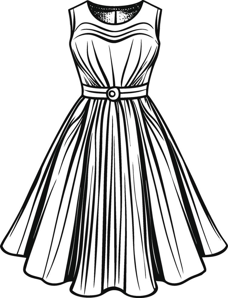 Casual Comfort A-Line vector