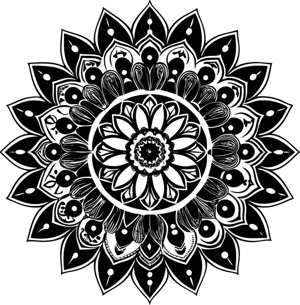 Metropolitan Mandala Design vector