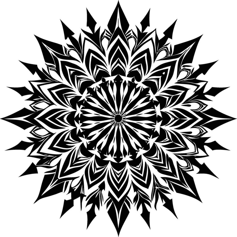 Classic Modern Mandala vector