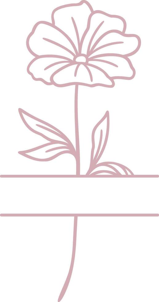 Flower Border Graphic vector