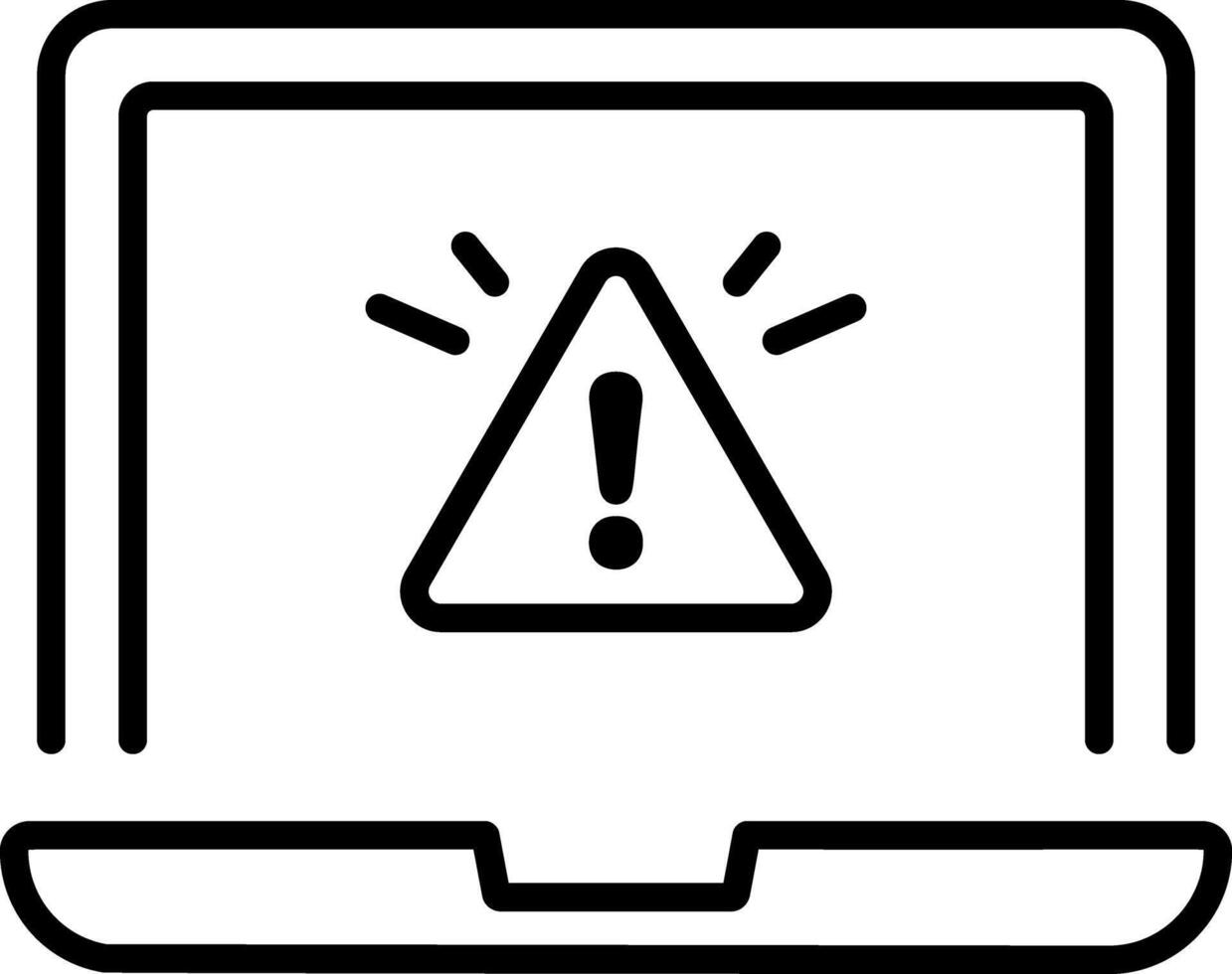 Recruitment ad icon in line style vector