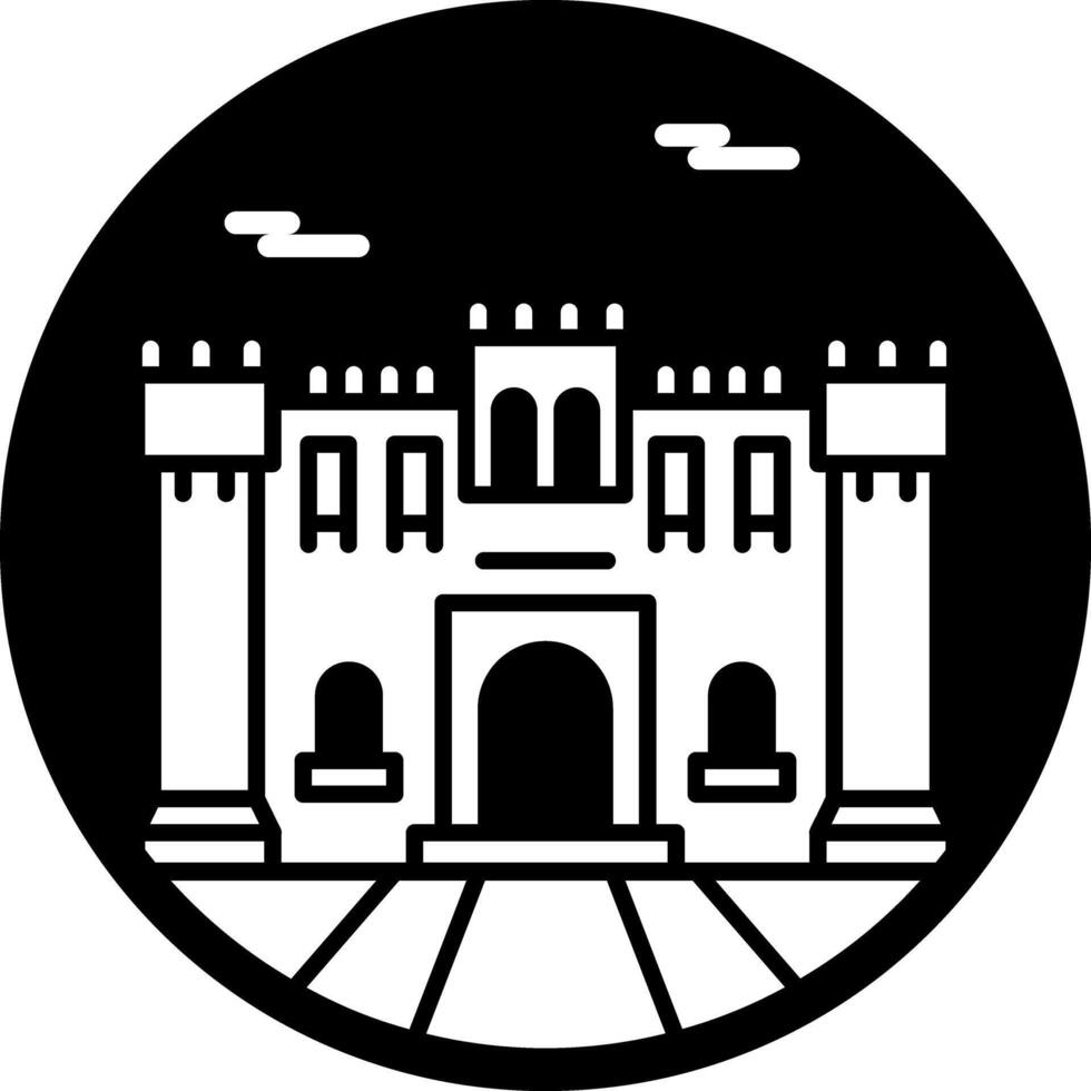 Qaitbay icon in filled style vector