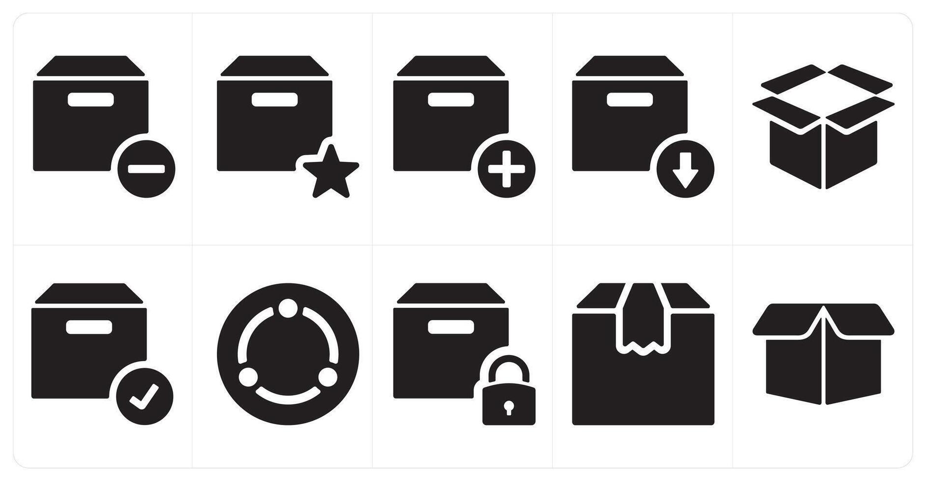 A set of 10 mix icons as clip, play, live vector