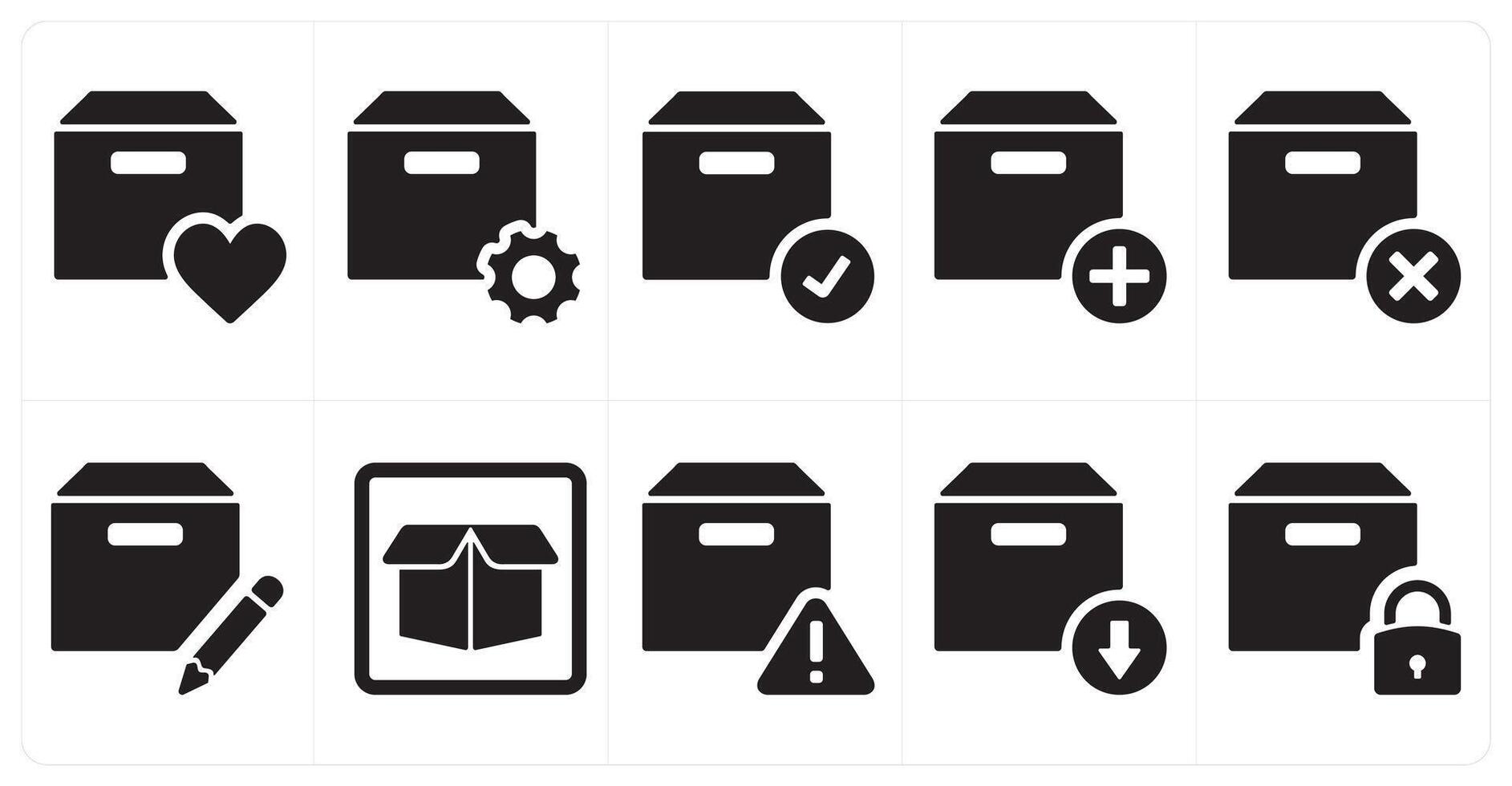 A set of 10 mix icons as delete, play, vector