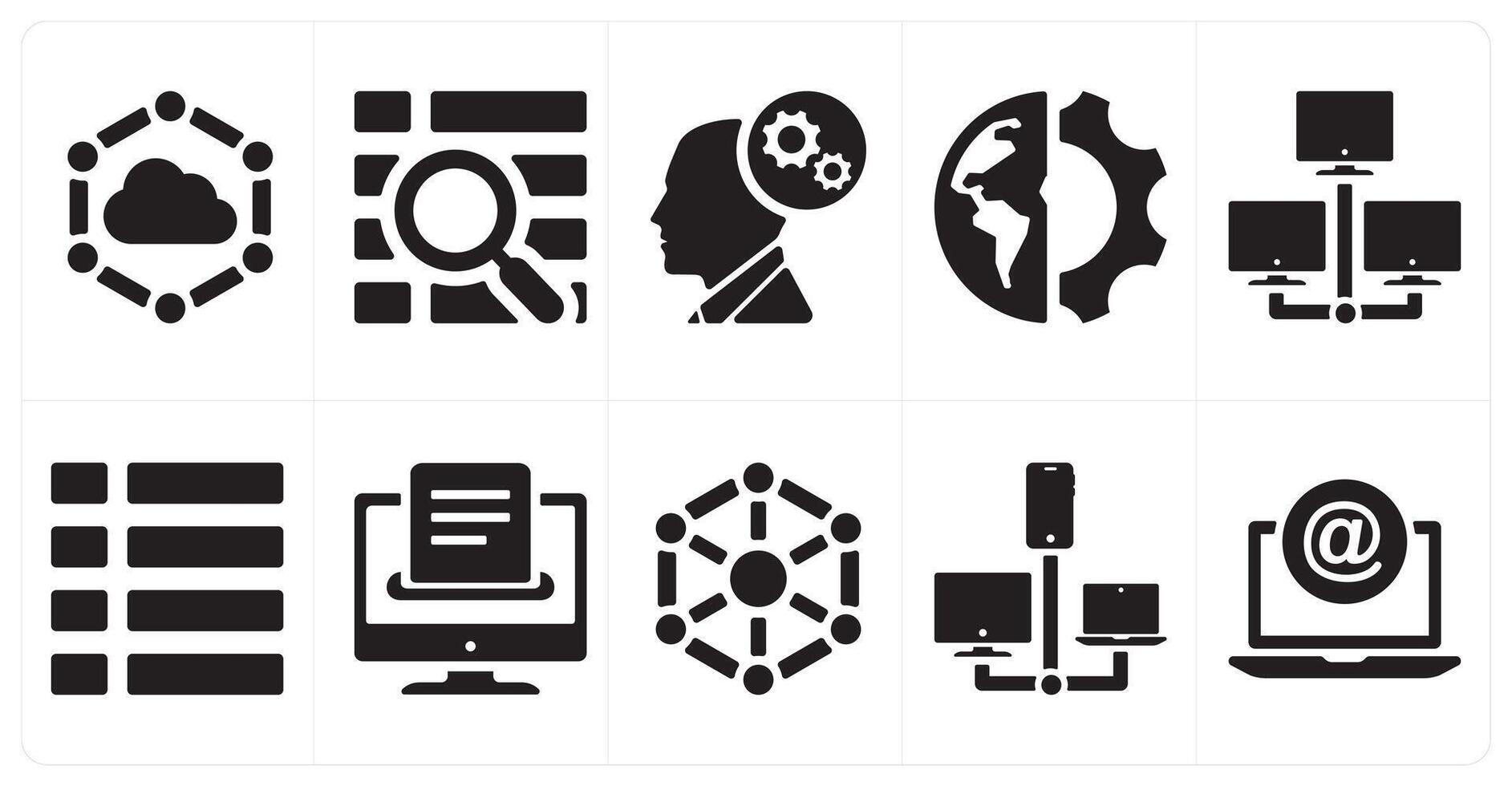 A set of 10 mix icons as car path, location, road vector