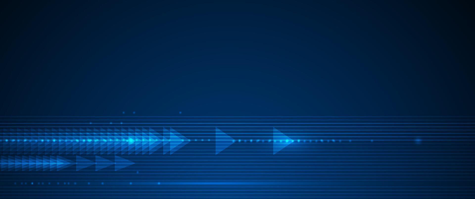 Abstract arrow and lines pattern design. Fast and High speed connection technology, cyberspace concept. vector