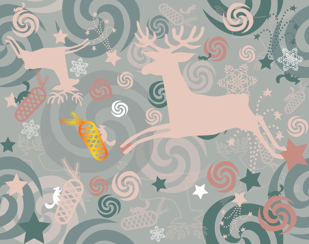 Christmas Repeat Pattern vector