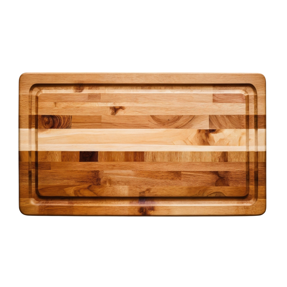wooden rectangle chopping board png