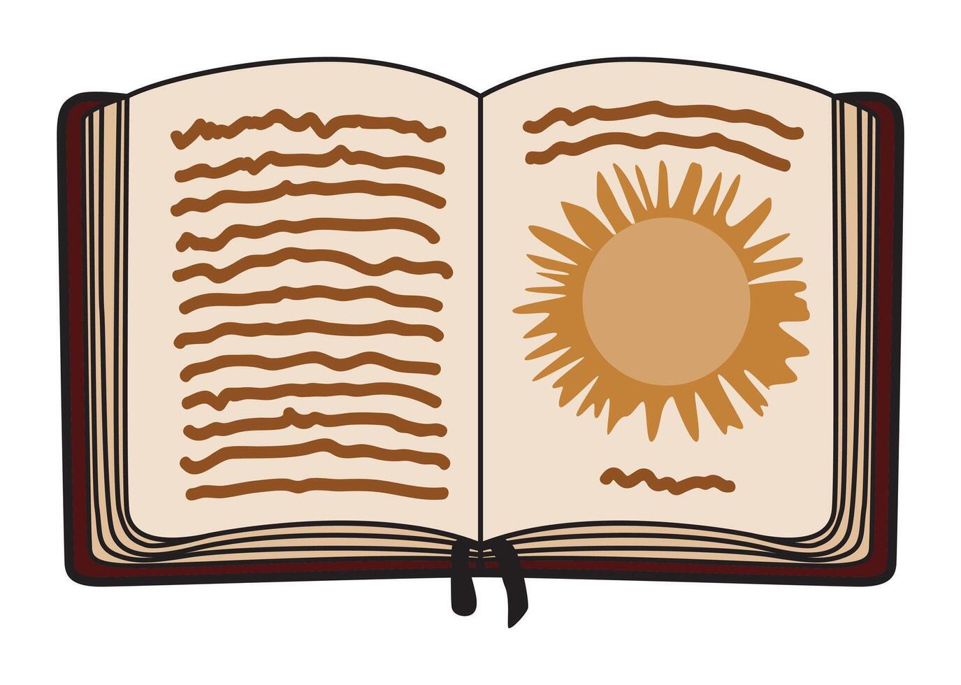 Bohemian Books Sticker Collection vector