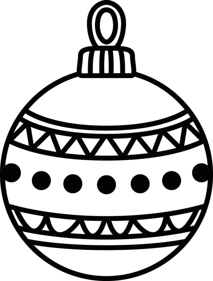 Christmas Ball Icon Design vector