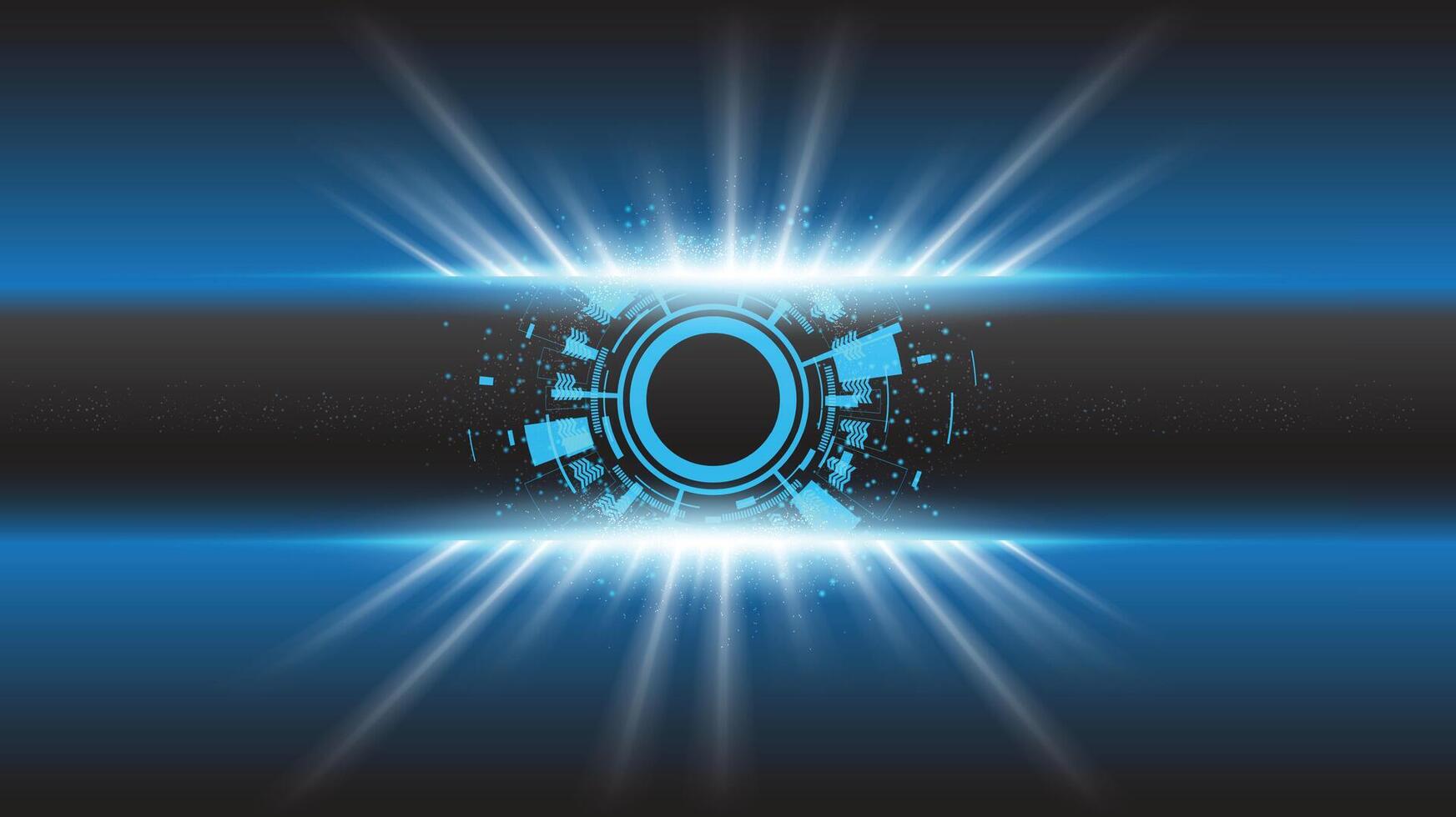 Abstract technology background Hi-tech communication concept vector