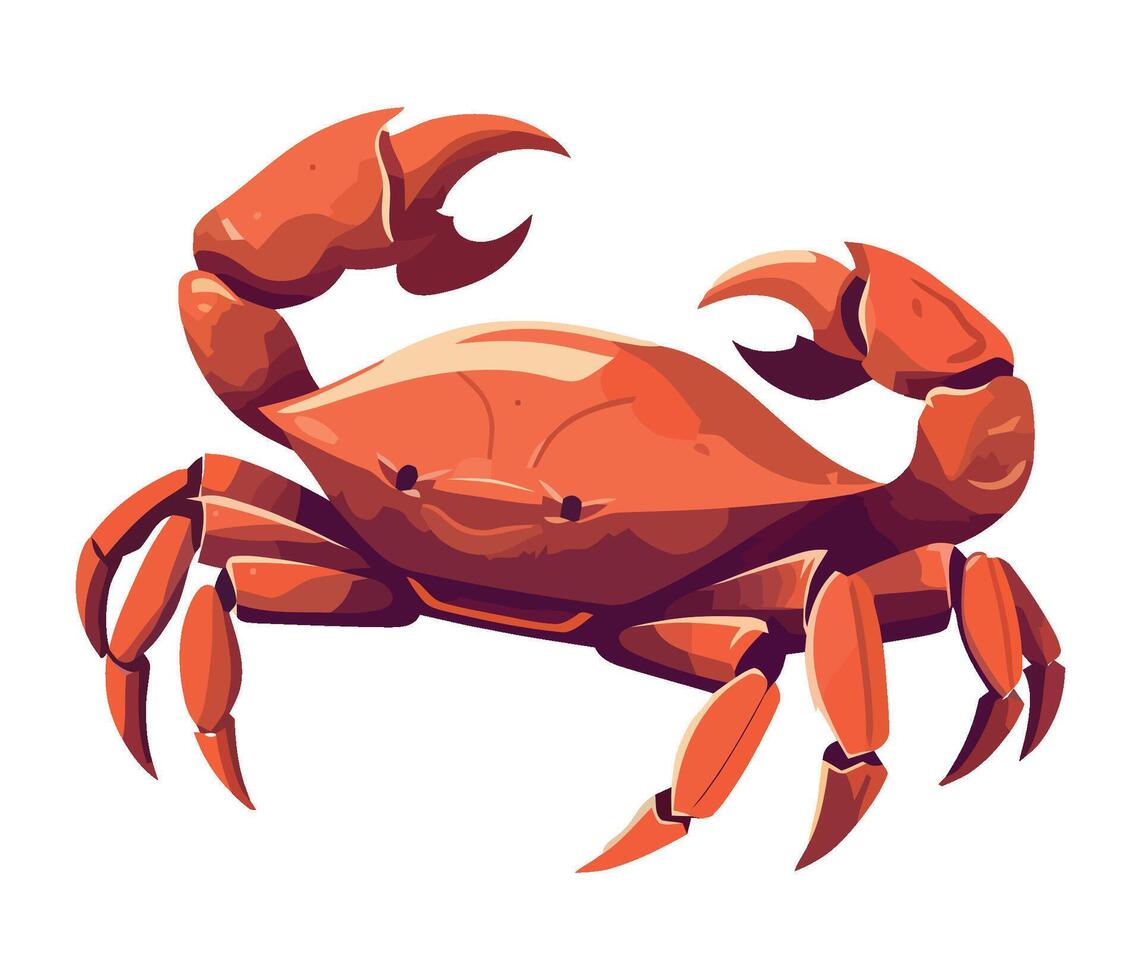 Fresh seafood lunch lobster gourmet summer feast isolated vector